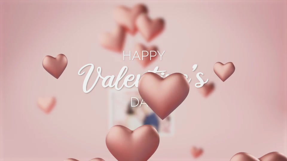 Photo Frame Valentine Logo Reveal 3D Videohive 30334582 After Effects Image 4