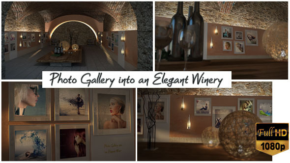 Photo Gallery In An Elegant Winery - Download Videohive 5644983