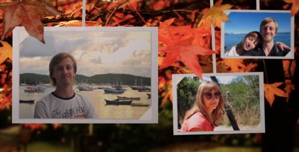 Photo Gallery on an Autumn Afternoon - 8689516 Download Videohive