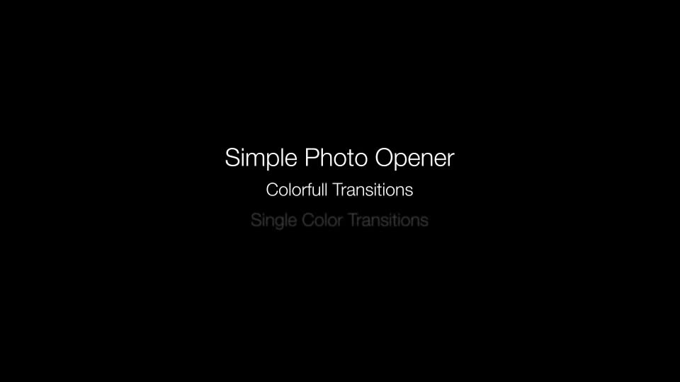 Photo Opener Videohive 13615169 After Effects Image 1