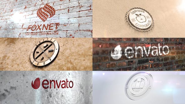 Photo Realistic Logo Mockup Pack 04 : Wall Pack - 32280661 Videohive Download