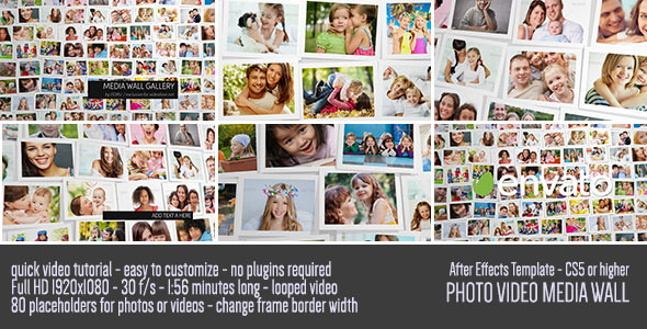 Photo Video Media Wall - Download Videohive 6483087