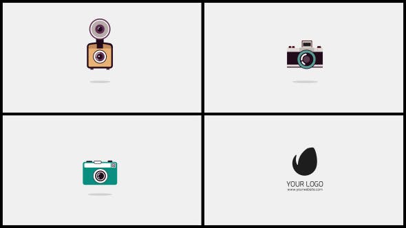 Photography Flat Logo Opener - Download Videohive 10697842