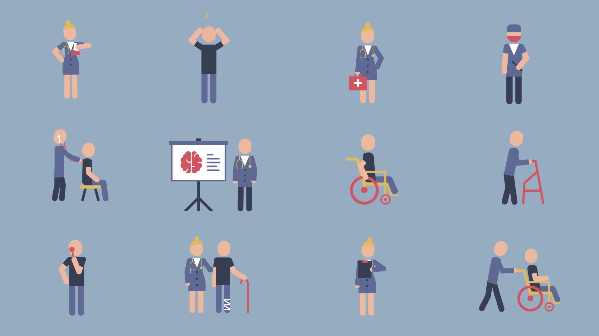 Pictogram Characters Videohive 30710206 Premiere Pro Image 9