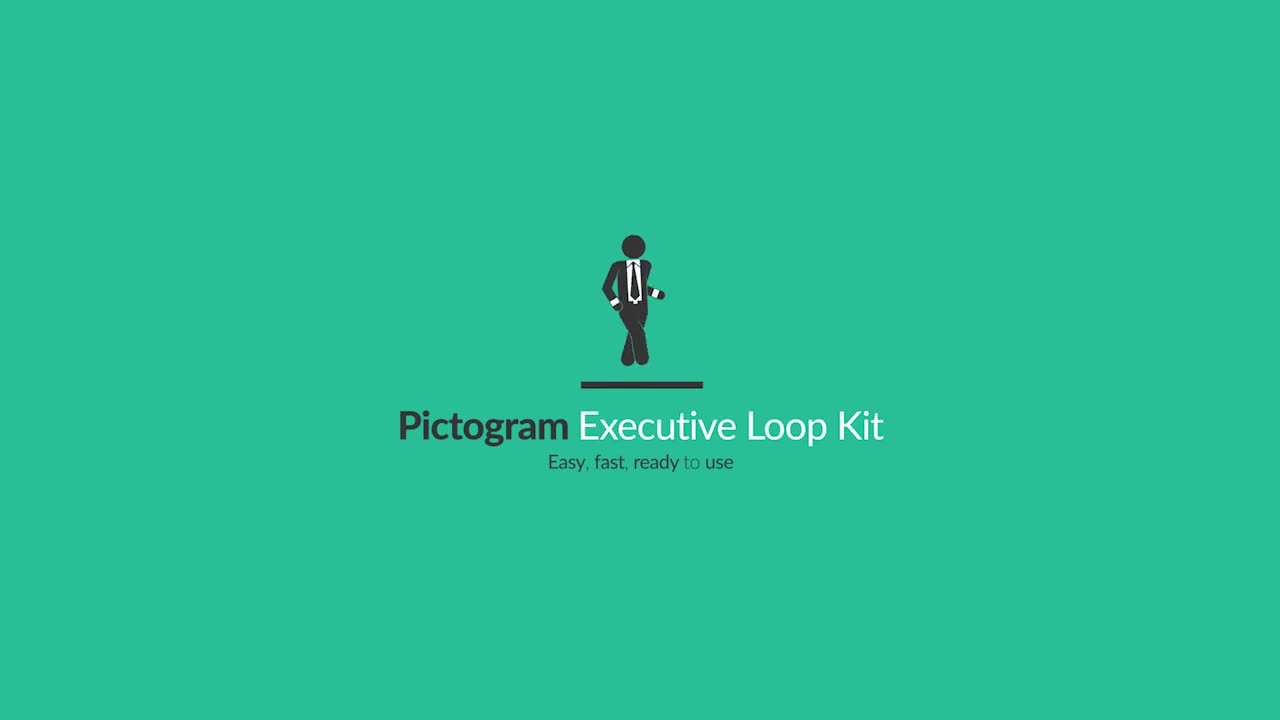 Pictogram Executive Loop Kit Videohive 14920437 Motion Graphics Image 1