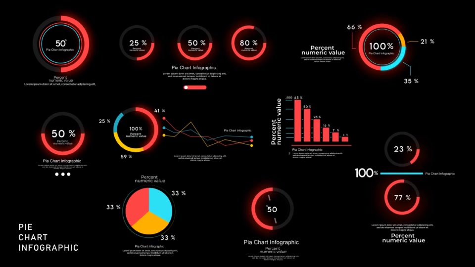 Pie Chart Infographics Videohive 37941076 After Effects Image 2
