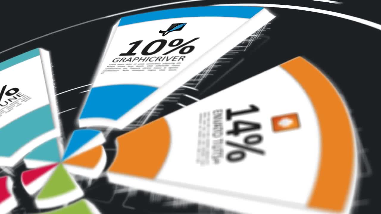 Pie Charts Infographic Opener - Download Videohive 8142352
