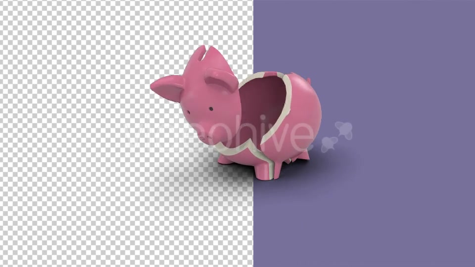 Piggy Bank Breaking - Download Videohive 11448646