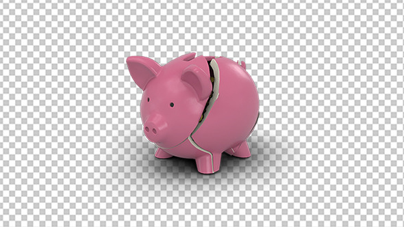 Piggy Bank Breaking - Download Videohive 11448646