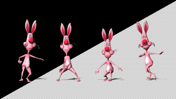 Pink Rabbit Dancing - Download Videohive 21725149