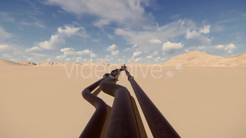 Pipeline Oil Transportation And Desert - Download Videohive 16424941