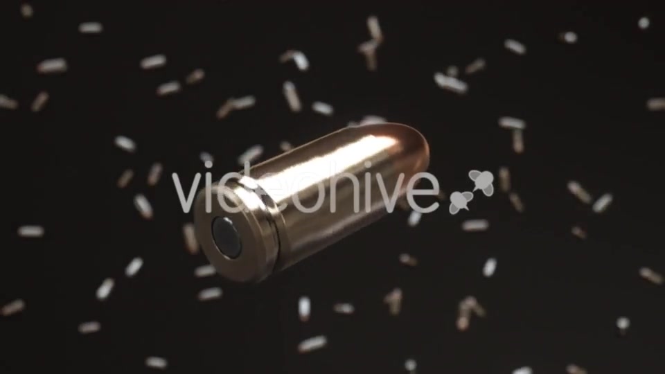 Pistol Bullets Floating in Space - Download Videohive 19530511