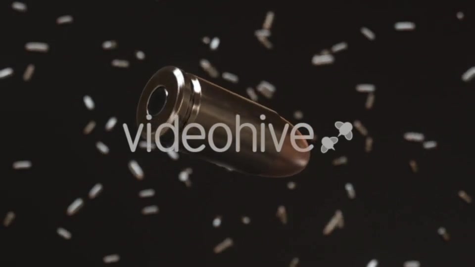 Pistol Bullets Floating in Space - Download Videohive 19530511