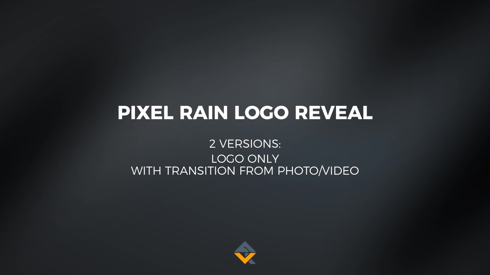 Pixel Rain Logo Reveal - Download Videohive 20913151