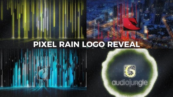 Pixel Rain Logo Reveal - Download Videohive 20913151
