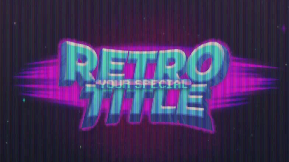 Pixel Retro Title & Logo Videohive 34992774 After Effects Image 2