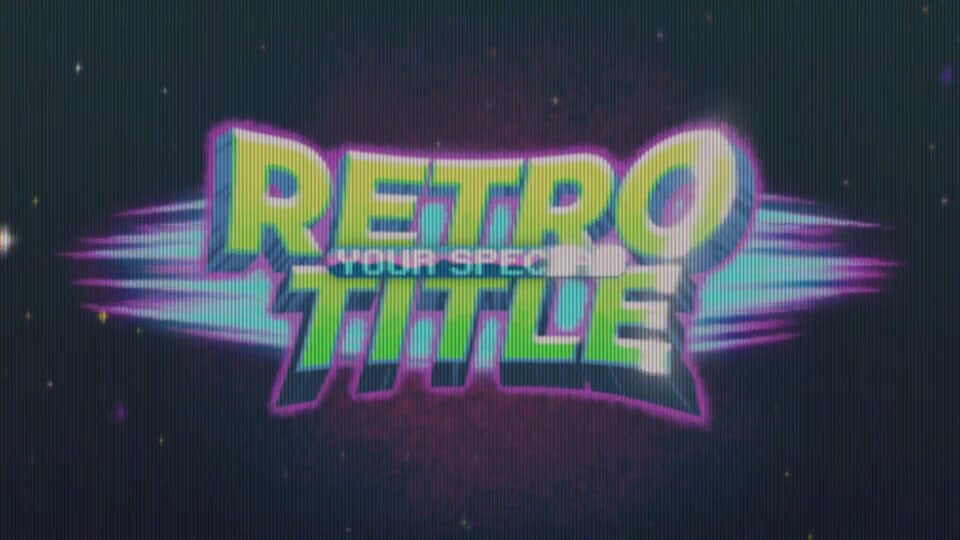 Pixel Retro Title & Logo Videohive 34992774 After Effects Image 9