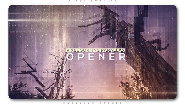 Pixel Sorting Parallax Opener | Slideshow - Download Videohive 20706416