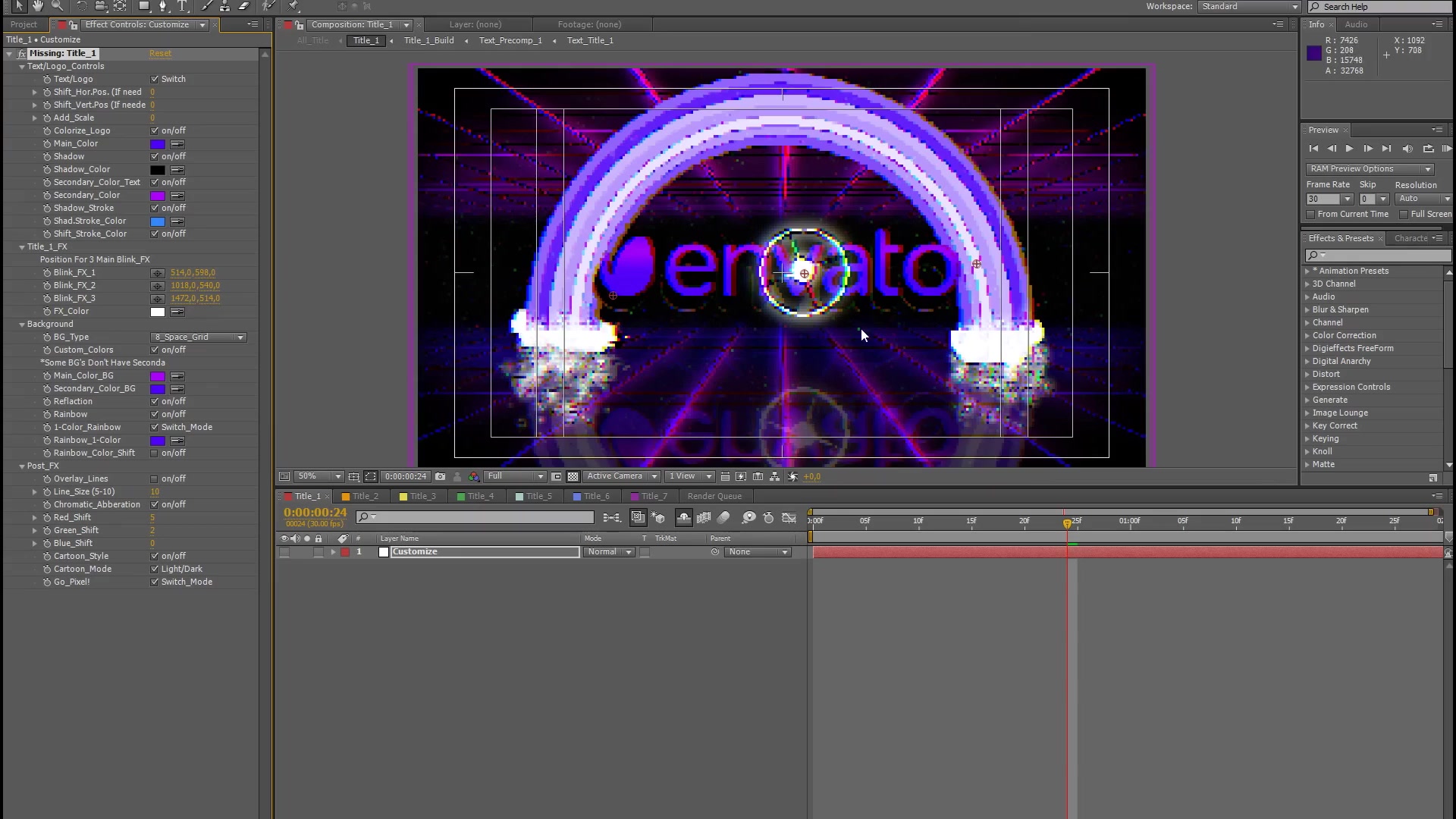 Pixel Titles & Logo Constructors (Arcade Pack) Videohive 15990451 After Effects Image 11