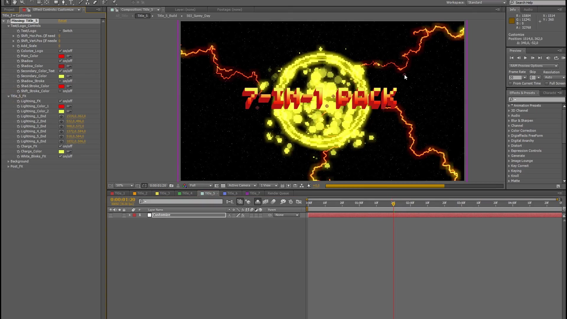 Pixel Titles & Logo Constructors (Arcade Pack) Videohive 15990451 After Effects Image 12