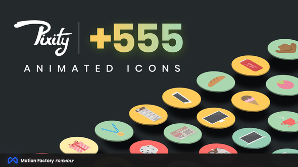 Pixity Animated Icons for Premiere Pro - Download Videohive 22800004