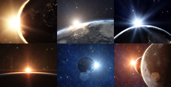 Planet Earth Sunrise Series - Download Videohive 1585504