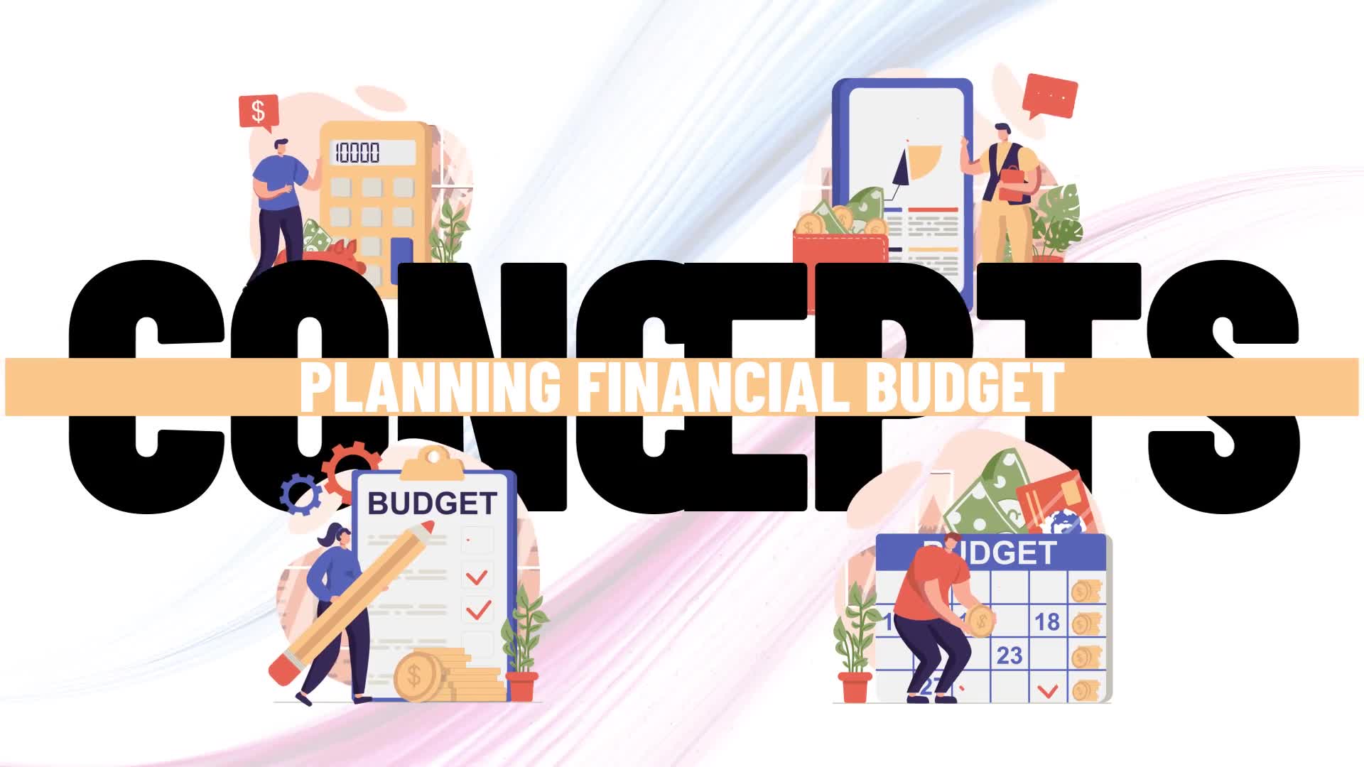 Planning financial budget Scene Situation Videohive 36654213 After Effects Image 2