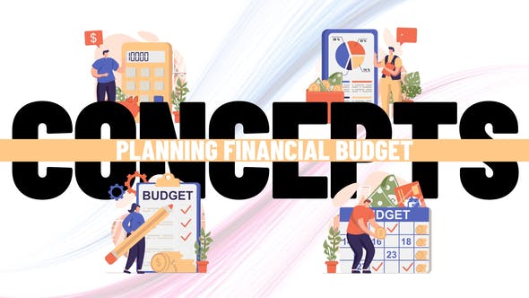 Planning financial budget Scene Situation - Videohive Download 36654213