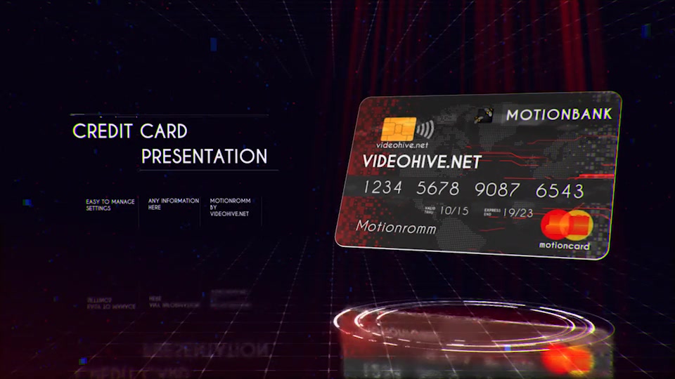 Plastic Card Presentation Videohive 25049686 After Effects Image 9