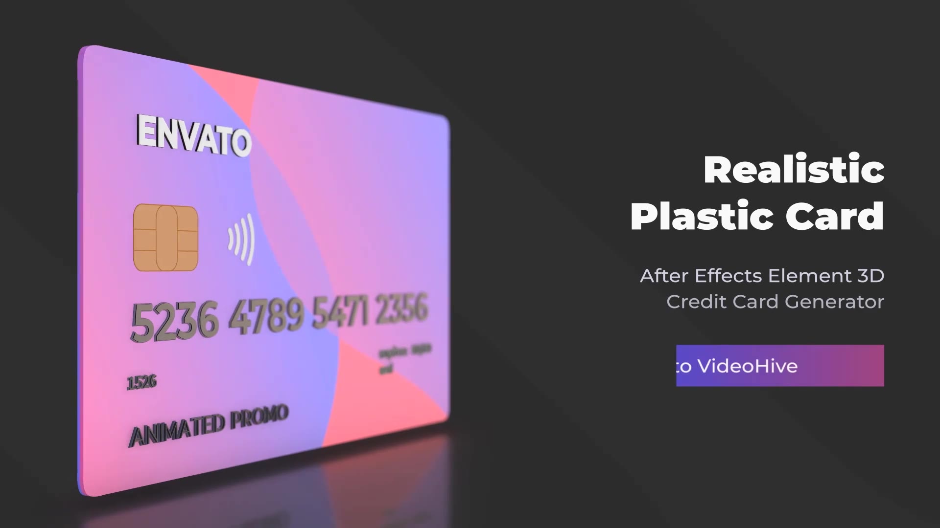 Plastic Credit Card Videohive 26760264 After Effects Image 3