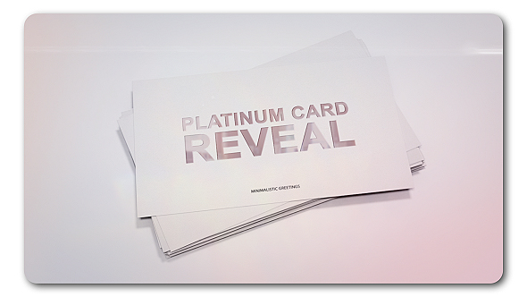 Platinum Card Reveal - Download Videohive 19324804