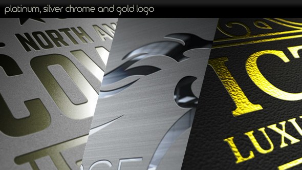 Platinum Silver Chrome and Gold Logo - Download Videohive 19386609