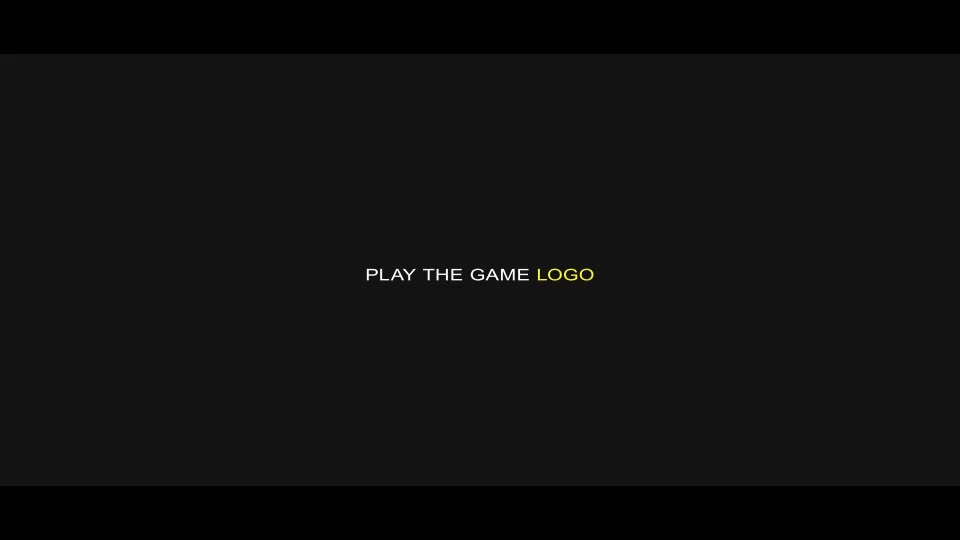 Play The Game Logo Videohive 5784589 After Effects Image 1