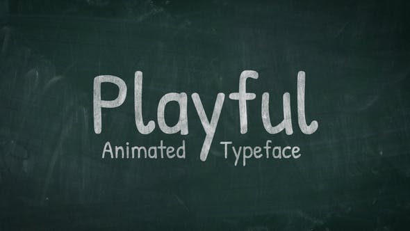 Playful Animated Handwriting Typeface - 31858812 Download Videohive