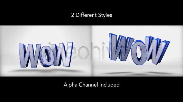 Playful WOW Text Animating On 2 Styles - Download Videohive 5066948