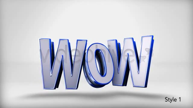 Playful WOW Text Animating On 2 Styles - Download Videohive 5066948