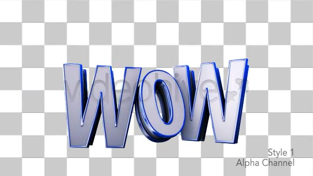 Playful WOW Text Animating On 2 Styles - Download Videohive 5066948