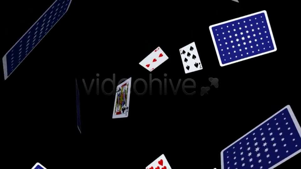 Playing Cards Falling Loop Videohive 4561609 Motion Graphics Image 1