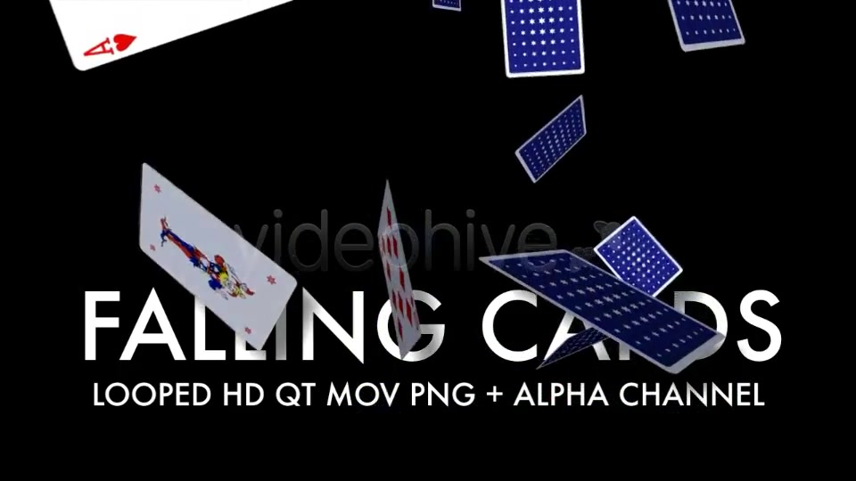Playing Cards Falling Loop Videohive 4561609 Motion Graphics Image 11