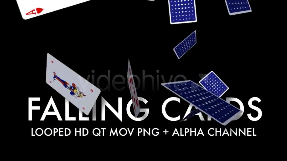 Playing Cards Falling Loop Videohive 4561609 Motion Graphics Image 5