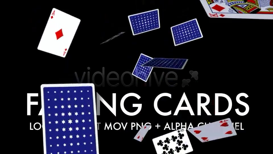 Playing Cards Falling Loop Videohive 4561609 Motion Graphics Image 6
