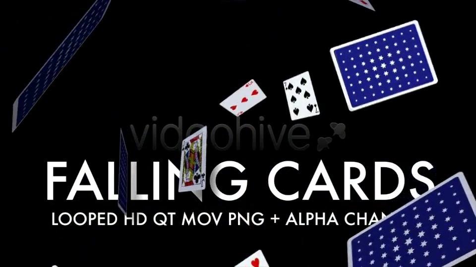 Playing Cards Falling Loop Videohive 4561609 Motion Graphics Image 7