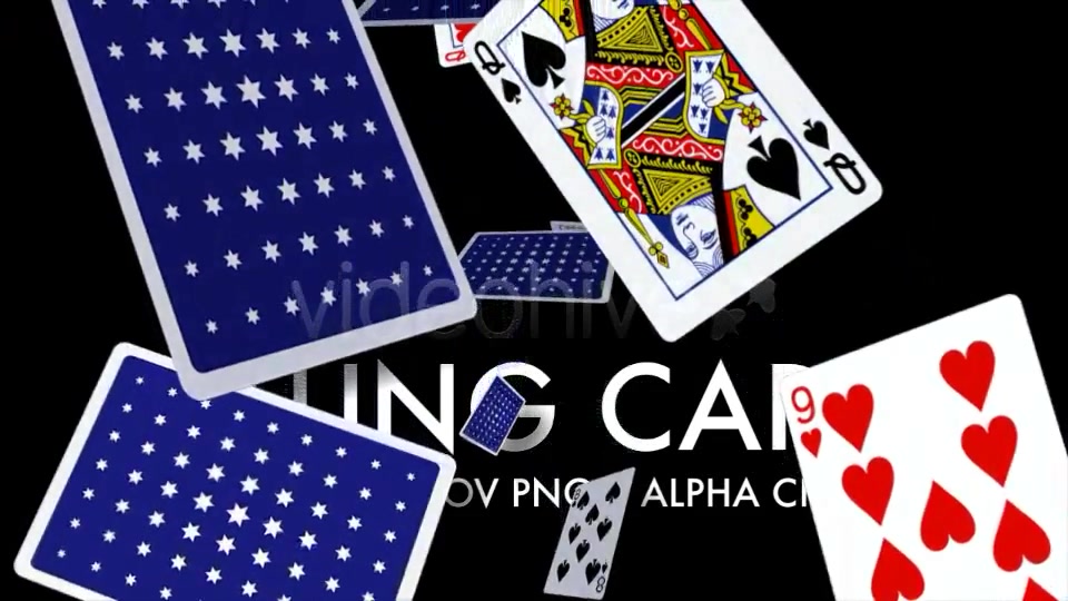 Playing Cards Falling Loop Videohive 4561609 Motion Graphics Image 9