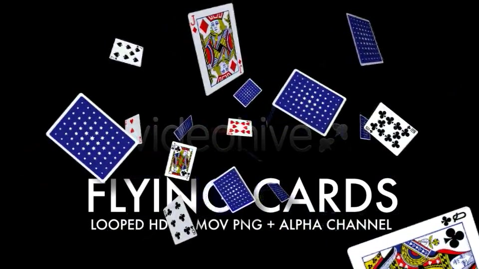 Playing Cards Flying Loop Videohive 4561600 Motion Graphics Image 11