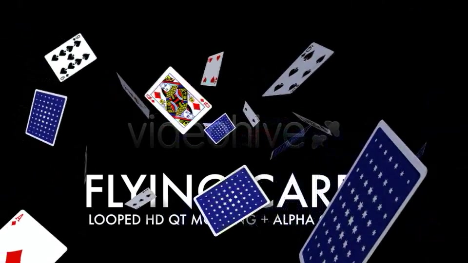 Playing Cards Flying Loop Videohive 4561600 Motion Graphics Image 4