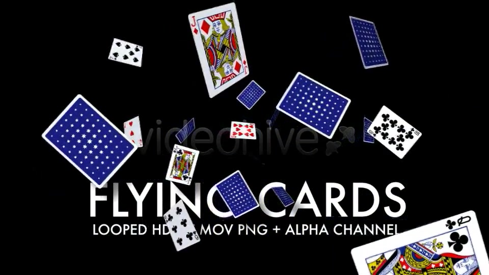 Playing Cards Flying Loop Videohive 4561600 Motion Graphics Image 5