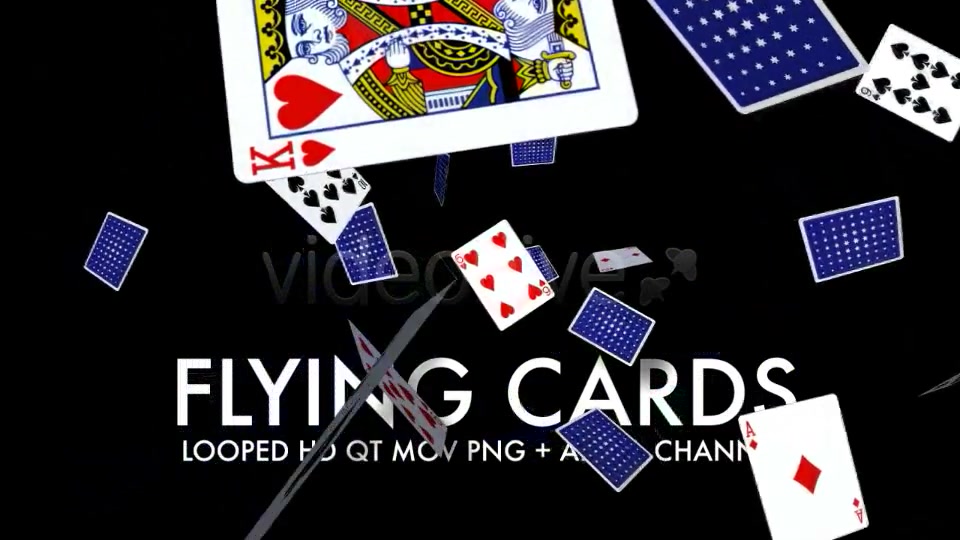 Playing Cards Flying Loop Videohive 4561600 Motion Graphics Image 6