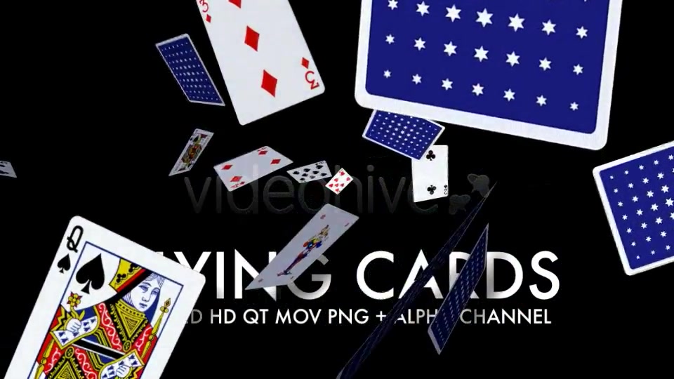 Playing Cards Flying Loop Videohive 4561600 Motion Graphics Image 7