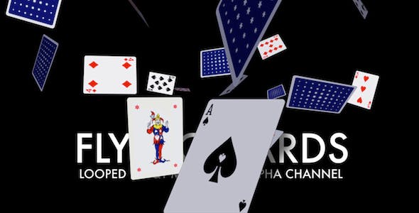 Playing Cards Flying Loop - Videohive 4561600 Download