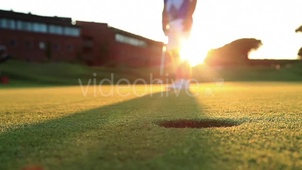 Playing Golf At Sunset  Videohive 12058635 Stock Footage Image 8